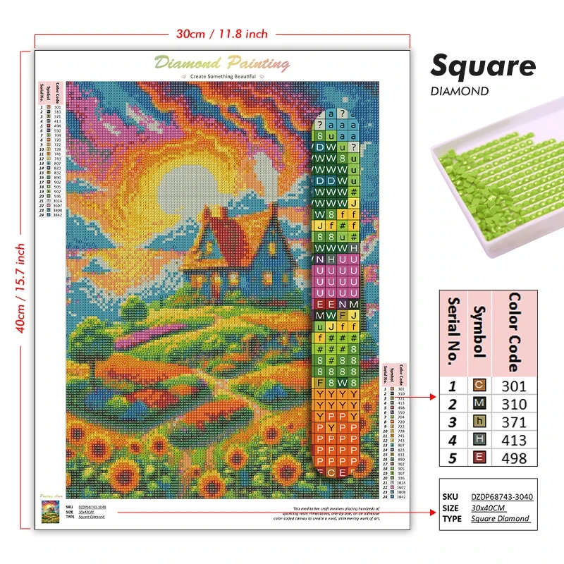 1 kit de peinture diamant 5D s - Embroidery Bali avis et prix