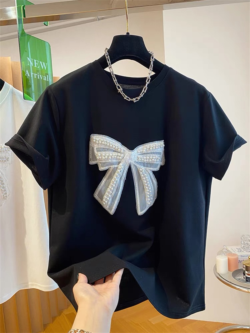   T-shirt à manches courtes po - Embroidery Cotton Shirt avis et prix