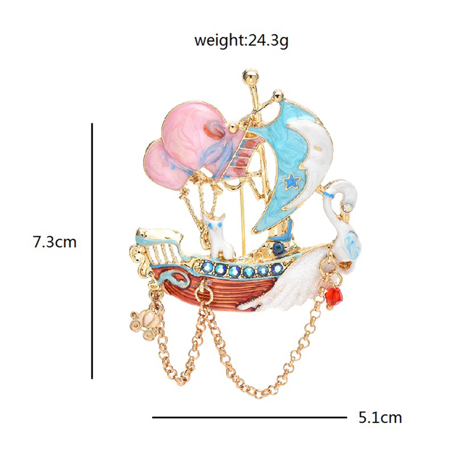 Babay romantique cygne bateau  - Embroidery Bali avis et prix